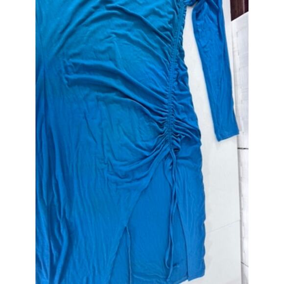 "VENUS" Jersey Summer Suit Cover Up Ruched Sleeves and Dress Size M Lightweight - Picture 6 of 10